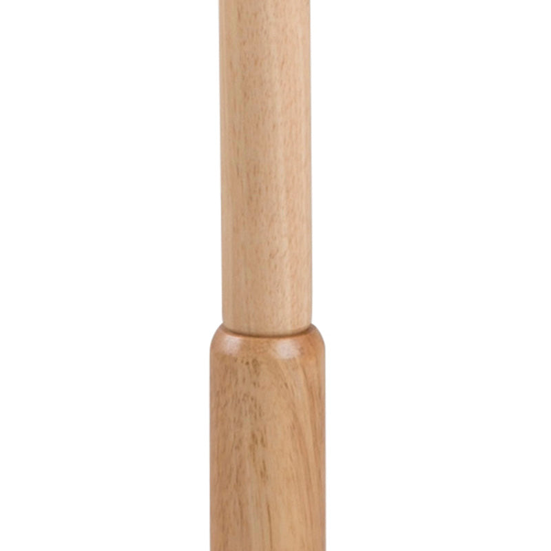 BRENER Wooden Coat Stand - Natural Finish for Hats, Jackets & Scarves - Perfect for Entryway, Bedroom or Office Organization
