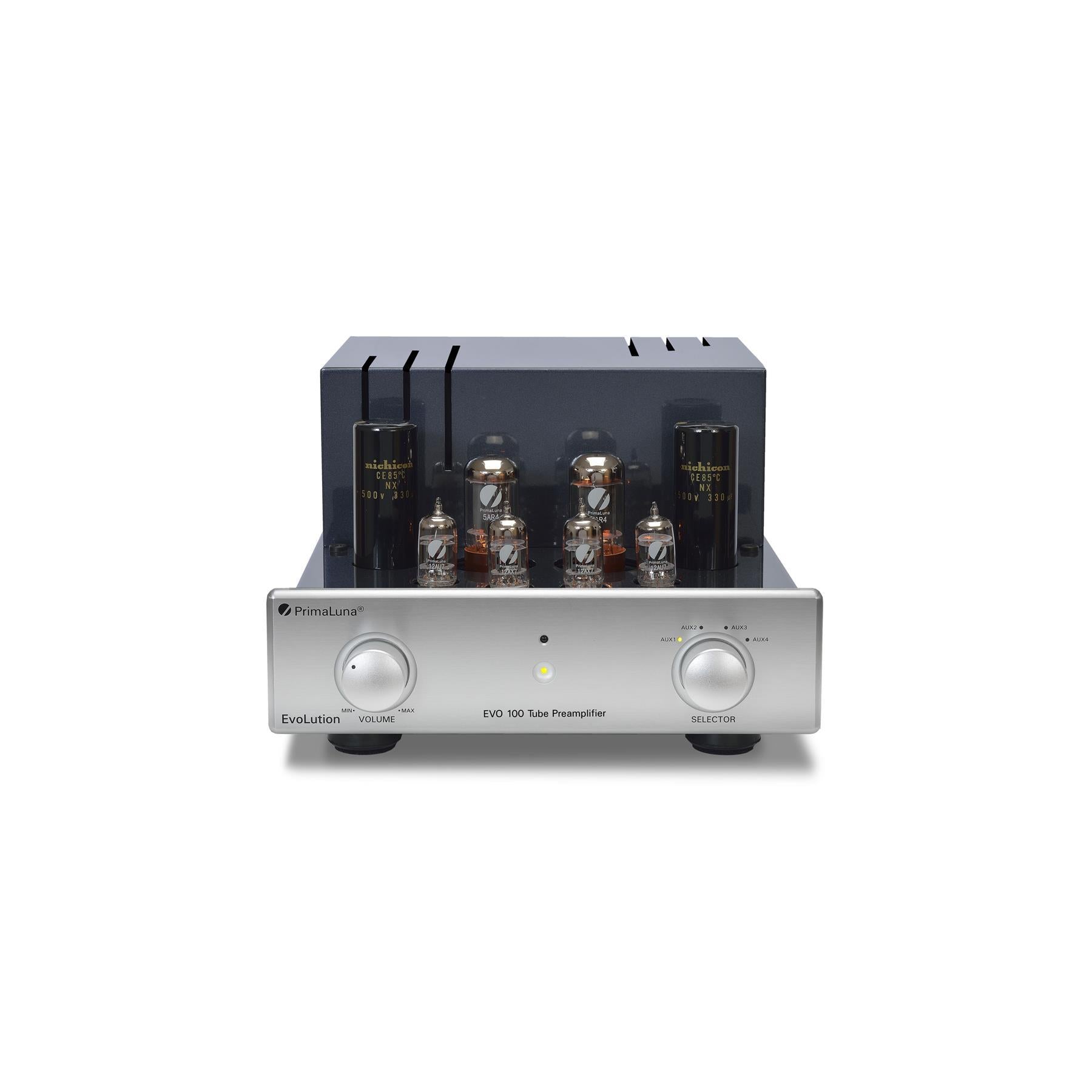 PrimaLuna Evo 100 Tube Preamplifier - High-End Audio Component for Home Theater & Hi-Fi Stereo Systems - Perfect for Audiophiles & Music Enthusiasts