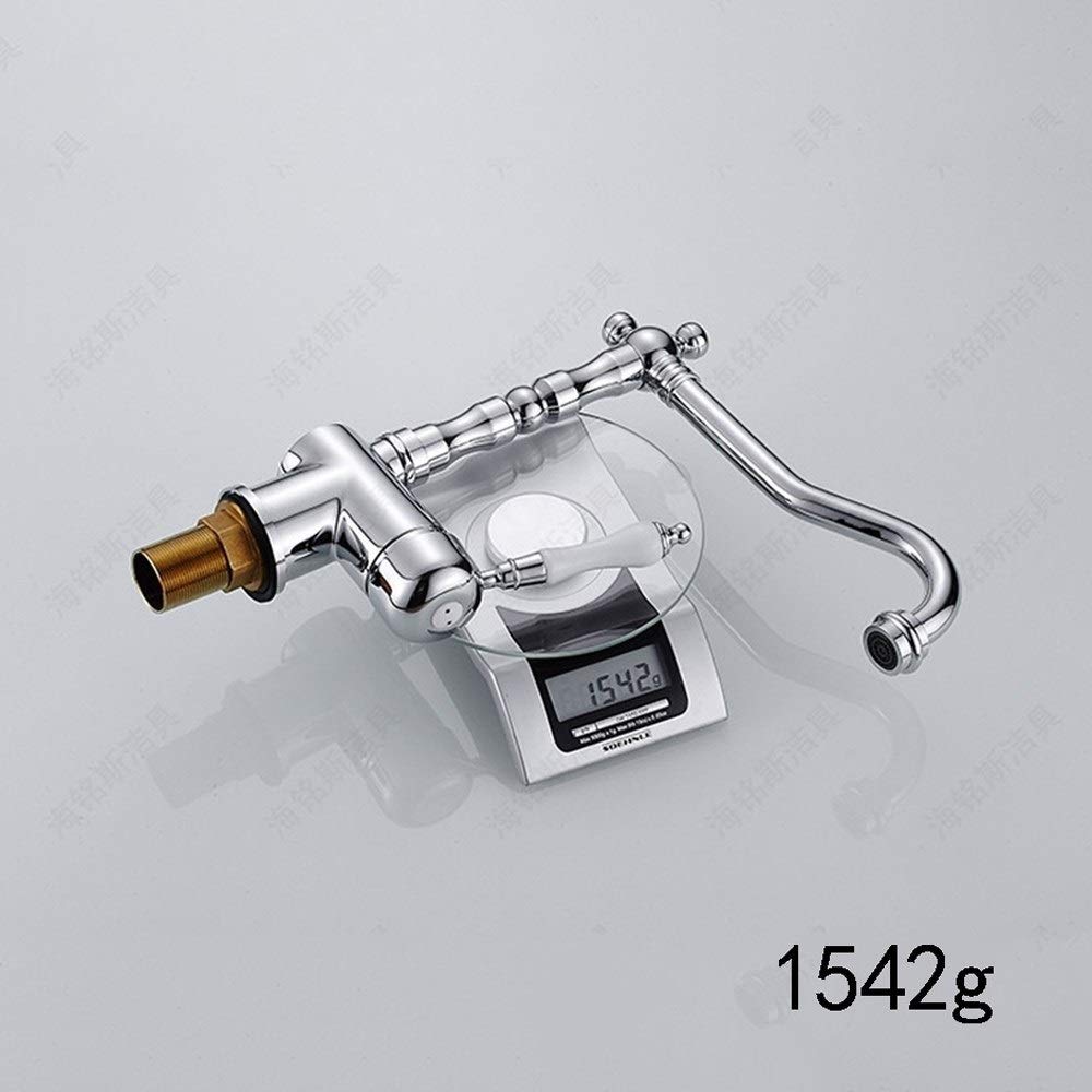 Lead-Free Electroplated Kitchen Sink Mixer Tap with Swivel Sprayer - Deck Mounted Hot & Cold Water Faucet for Bathroom & Washbasin | Perfect for Modern Homes & Commercial Spaces