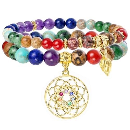 A(New)Chakra Lotus - 7 Chakras stone