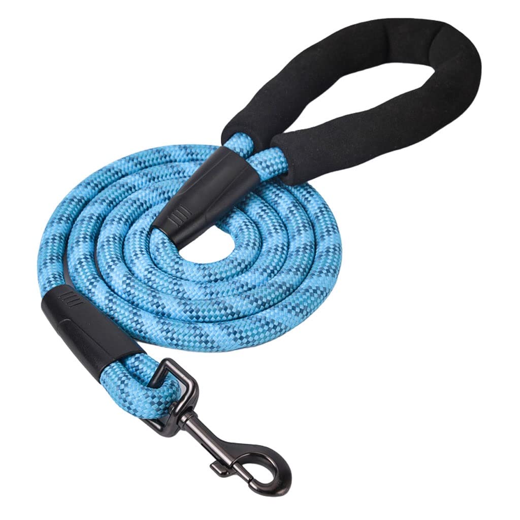 WALNUTA Heavy Duty Nylon Dog Leash for Large Dogs - Extra Strong Pet Leash with Comfortable Handle for Walking, Training & Outdoor Adventures
