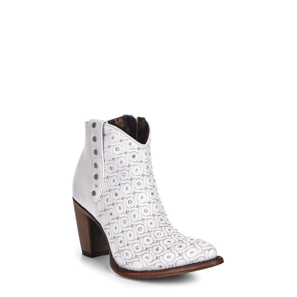 Paris Texas Women's Cuadra White Leather Fashion Boots - Stylish & Comfortable for Casual Outings, Parties & Date Nights