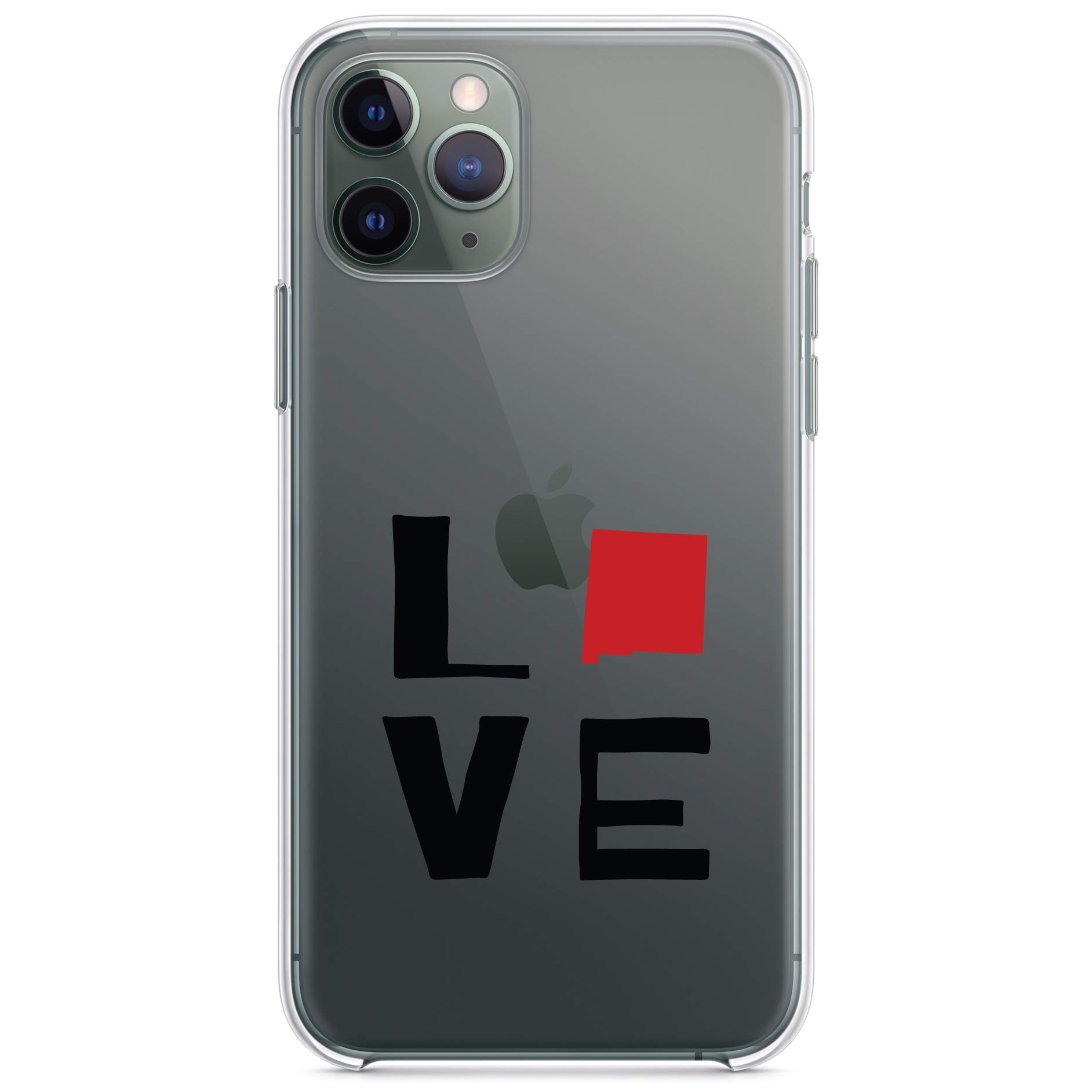 Premium Clear Shockproof Hybrid Case for iPhone 13 Pro Max (6.7 Inch) - Durable TPU Bumper & Acrylic Back with Tempered Glass Screen Protector - Love Black & Red Design - Perfect for Outdoor Activities, Travel & Daily Protection