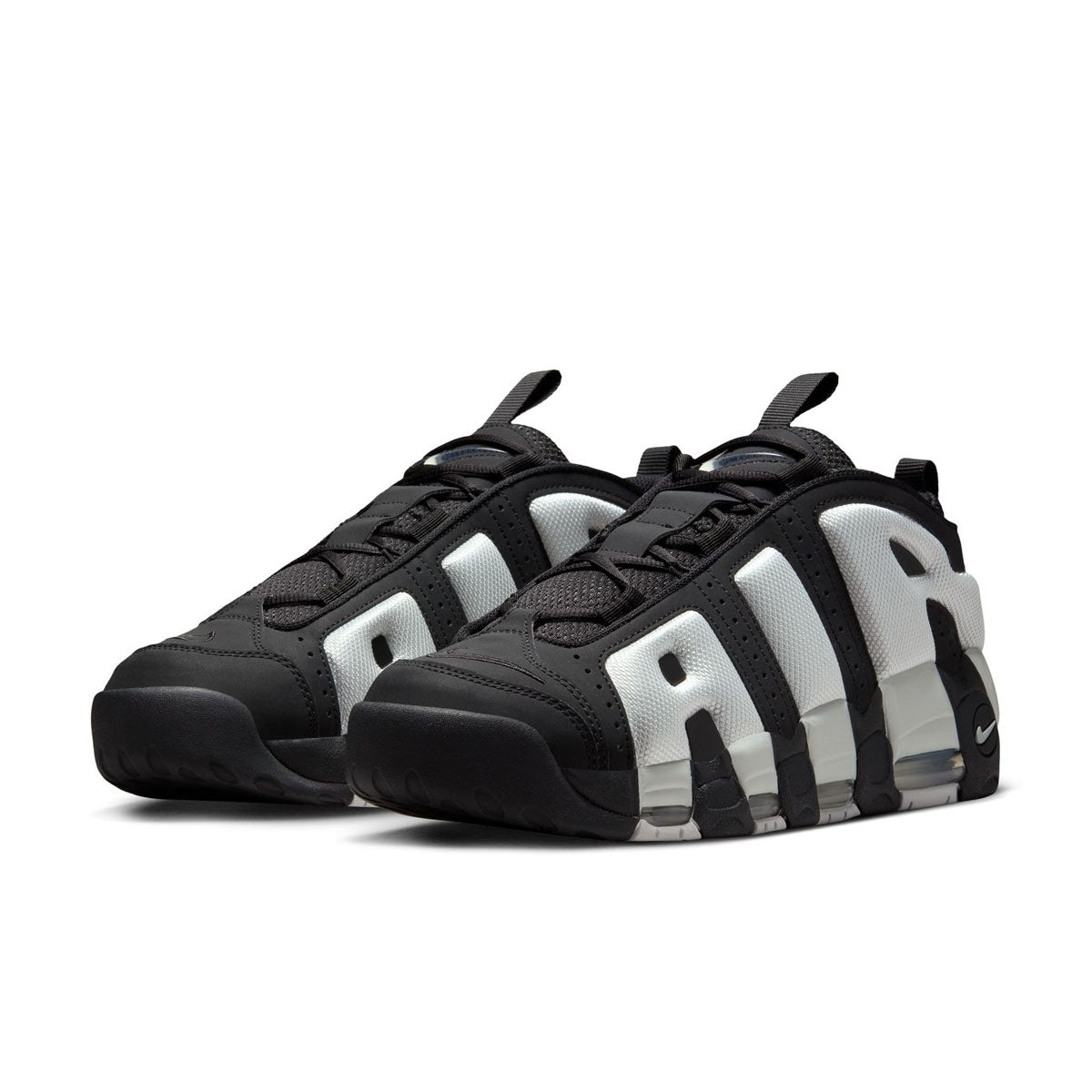 Nike Air More Uptempo Low 'Black Photon Dust' Basketball Shoes - Men's Retro Sneakers for Streetwear & Casual Style
