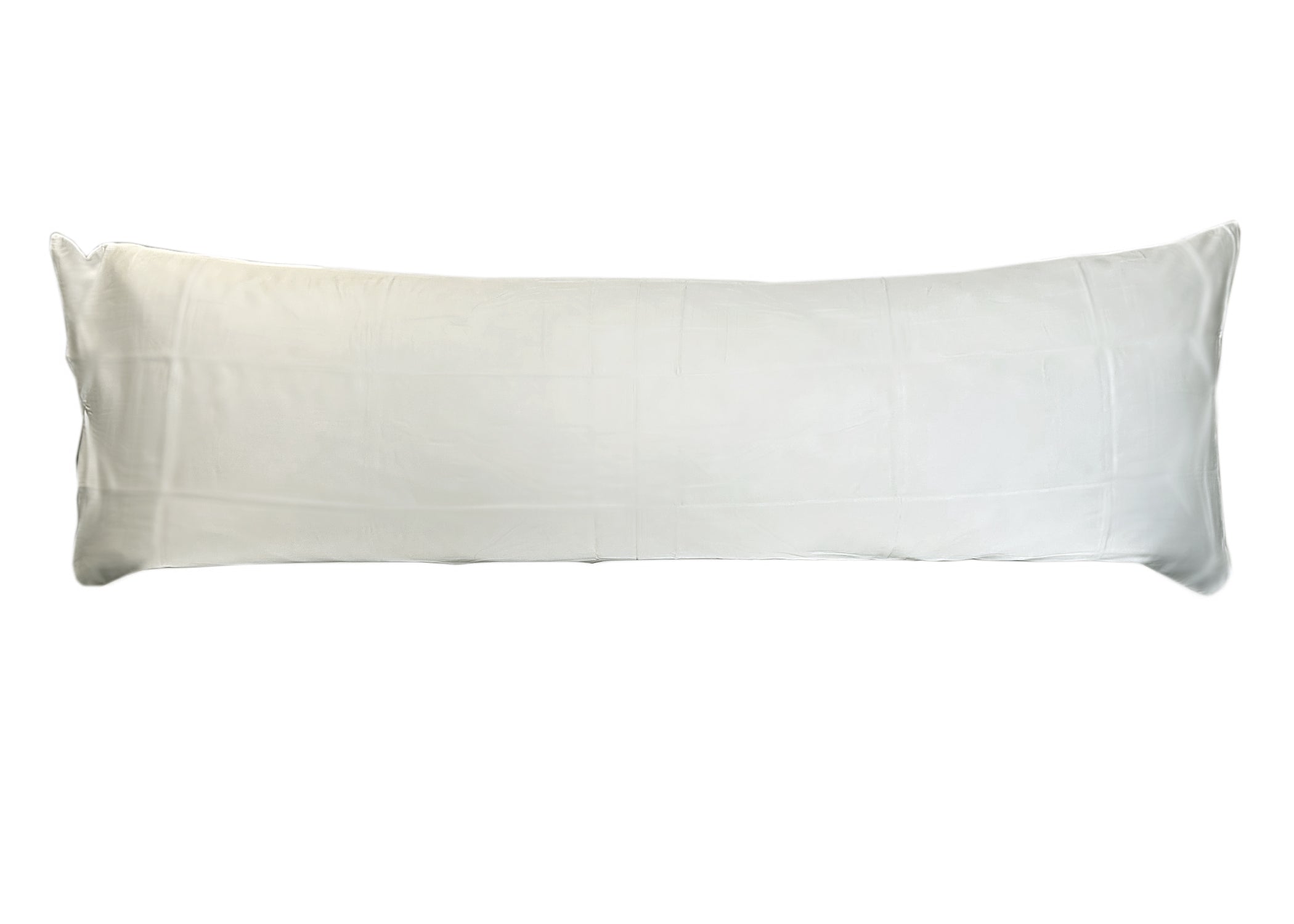 Antimicrobial Copper Infused Bamboo Body Pillow Cover - Hypoallergenic & Breathable for Side Sleepers, Pregnancy Support and Home Comfort