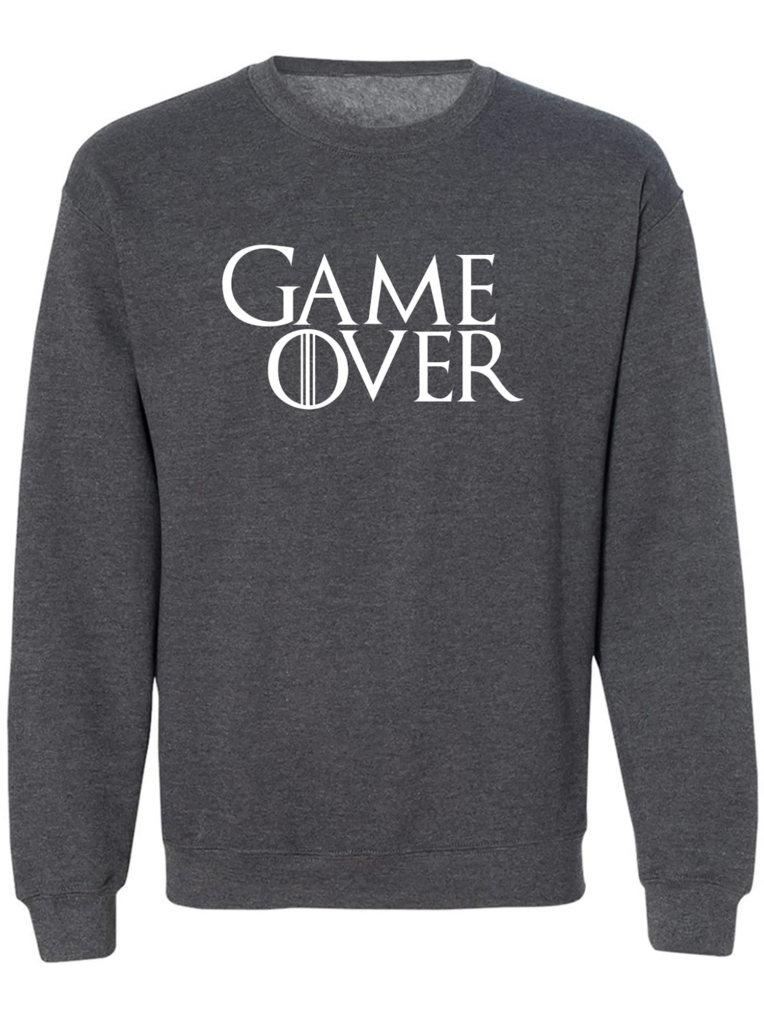 Zerogravitee Game Over Crewneck Sweatshirt - Retro Gaming Graphic Pullover Hoodie for Men & Women - Perfect for Casual Wear, Gaming Events & Street Style Fashion
