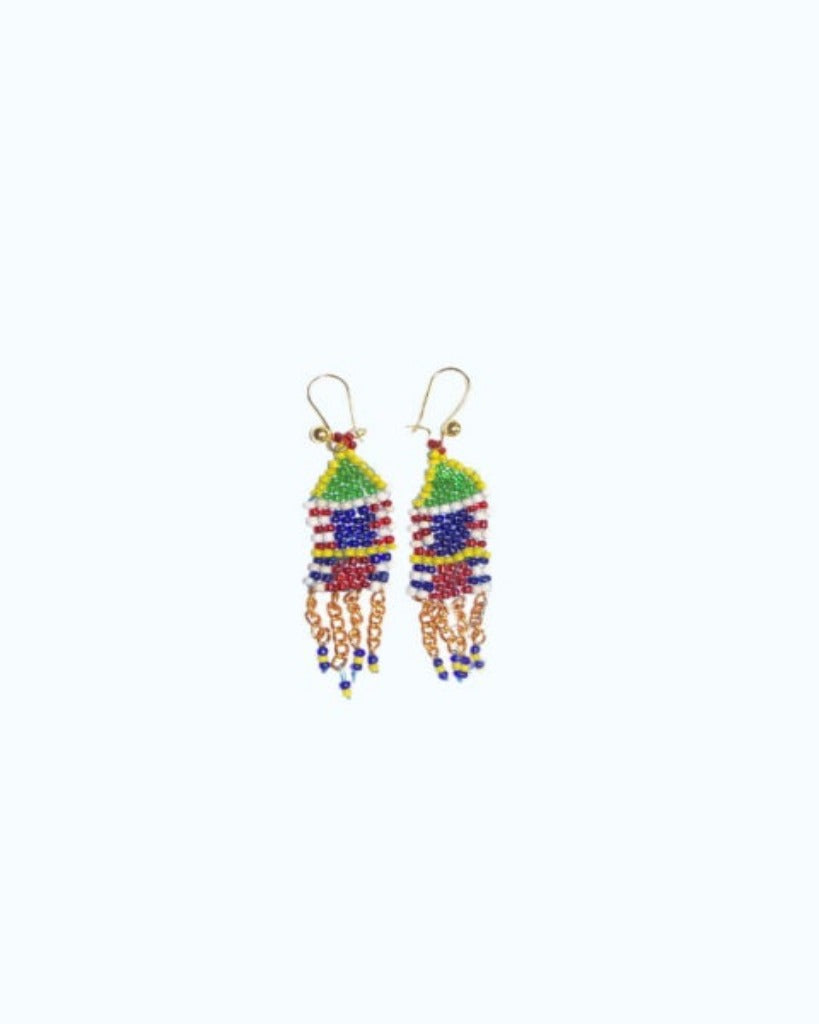 Authentic Fulani African Earrings for Women – Handmade Tribal Jewelry – Perfect for Weddings, Parties & Cultural Events