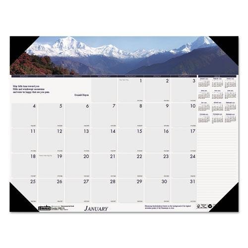 2024 Mountains of the World Wall Calendar - Monthly Desk Pad with Stunning Landscape Photography | Perfect for Office, Home Decor & Gift Giving