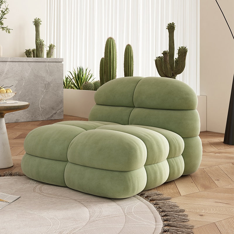 Luxury Bubble Puff Italian Sofa - Plush Comfortable Living Room Couch for Modern Home Decor | Perfect for Lounge, Family Room & Apartment Living