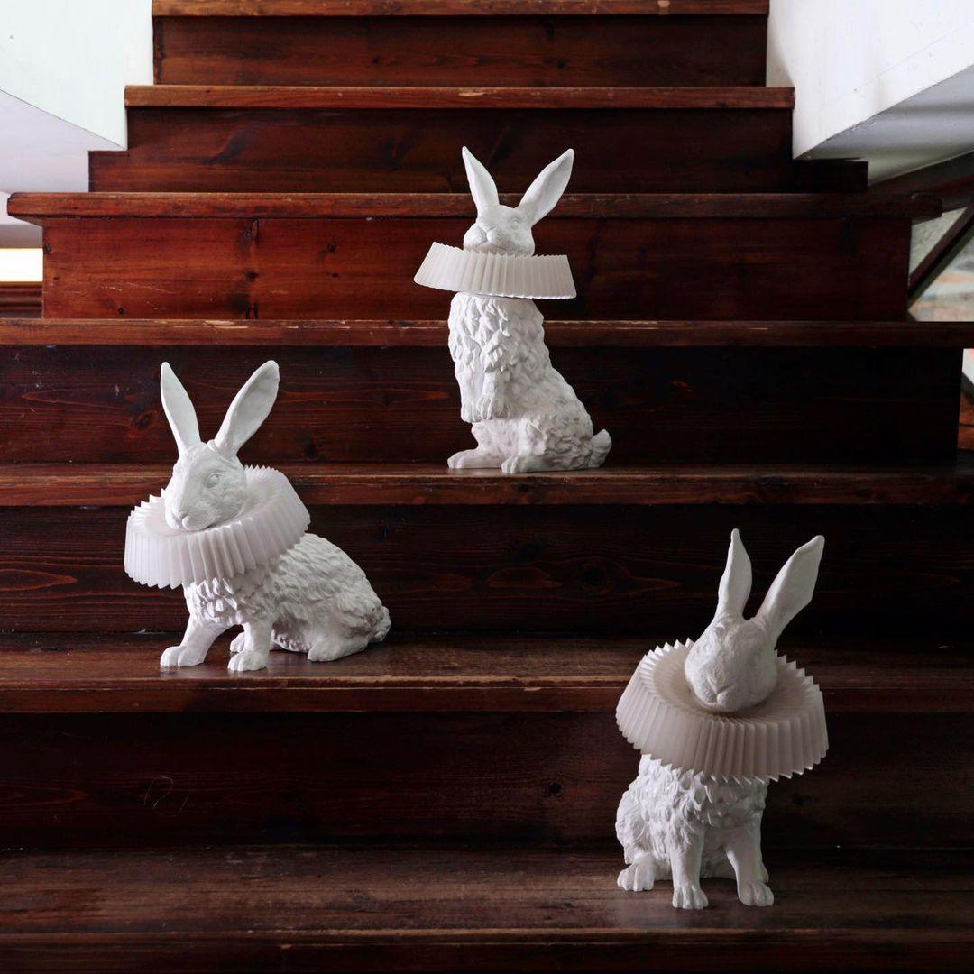 Rabbit X Table Lamp - Modern LED Nightstand Light for Bedroom, Living Room, and Office - Perfect for Reading, Decor, and Ambient Lighting