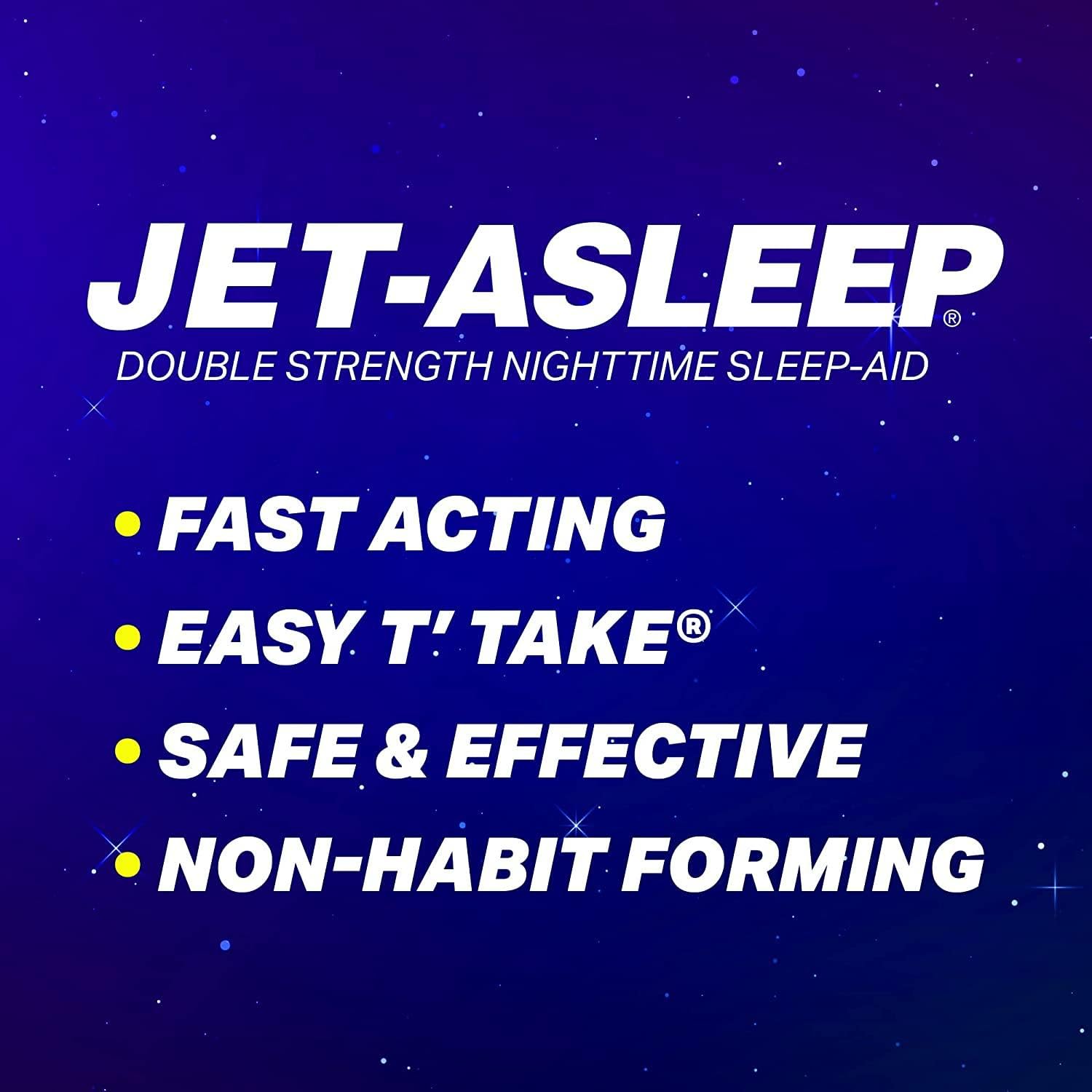 Double Strength Nighttime Sleep Aid - 100 Tablets (4 Pack) | Fast-Acting Melatonin & Herbal Blend for Deep, Restful Sleep | Perfect for Travel, Jet Lag & Insomnia Relief