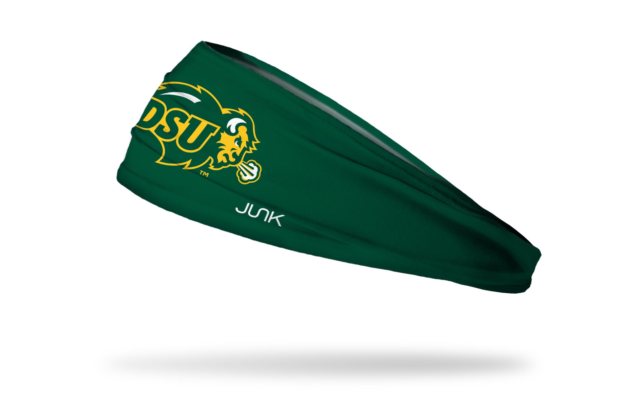 North Dakota State University Logo Green Big Bang Lite Headband - Comfortable Adjustable Sports Headband for Running, Basketball, Workouts & School Spirit
