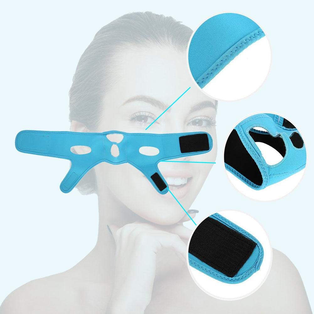 V Line Face Mask - Anti-Wrinkle & Face Lifting Band for Double Chin Reduction - Skin Tightening Facial Bandage for Firming & Slimming - Perfect for Daily Skincare & Beauty Routine