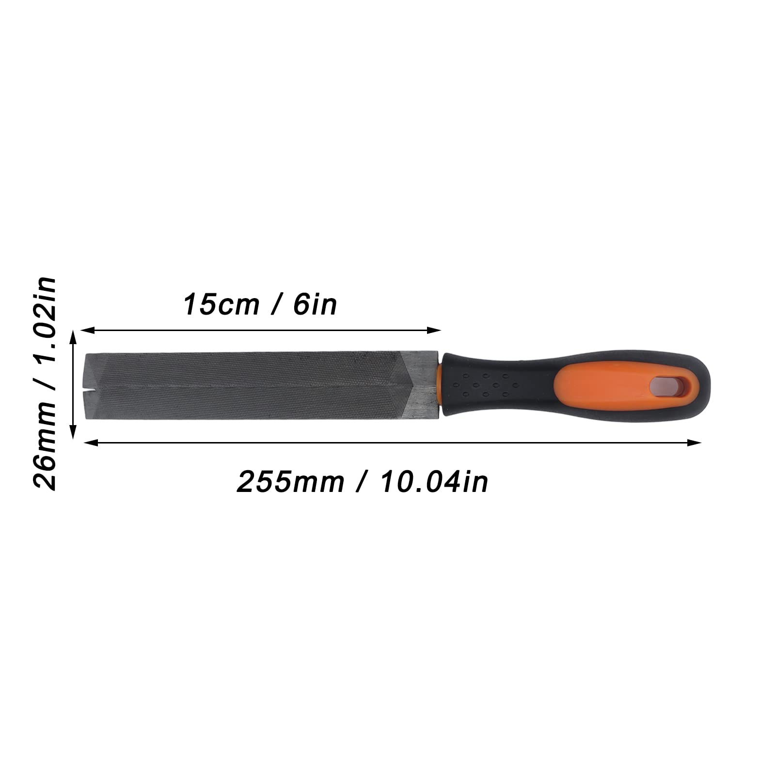 6in Feather Edge File - Sharpening Stones & Metal Fine Teeth Taper Saw for Knives, Tools & Woodworking | 2 Grain Options for Precision Sharpening