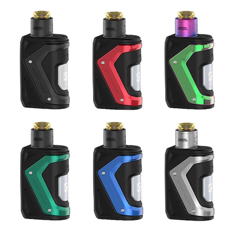 GeekVape Aegis Squonk 100W Mod Kit with Tengu RDA - Waterproof & Shockproof Vape Device for Cloud Chasing & Flavorful Vaping | Perfect for Outdoor Adventures & Travel
