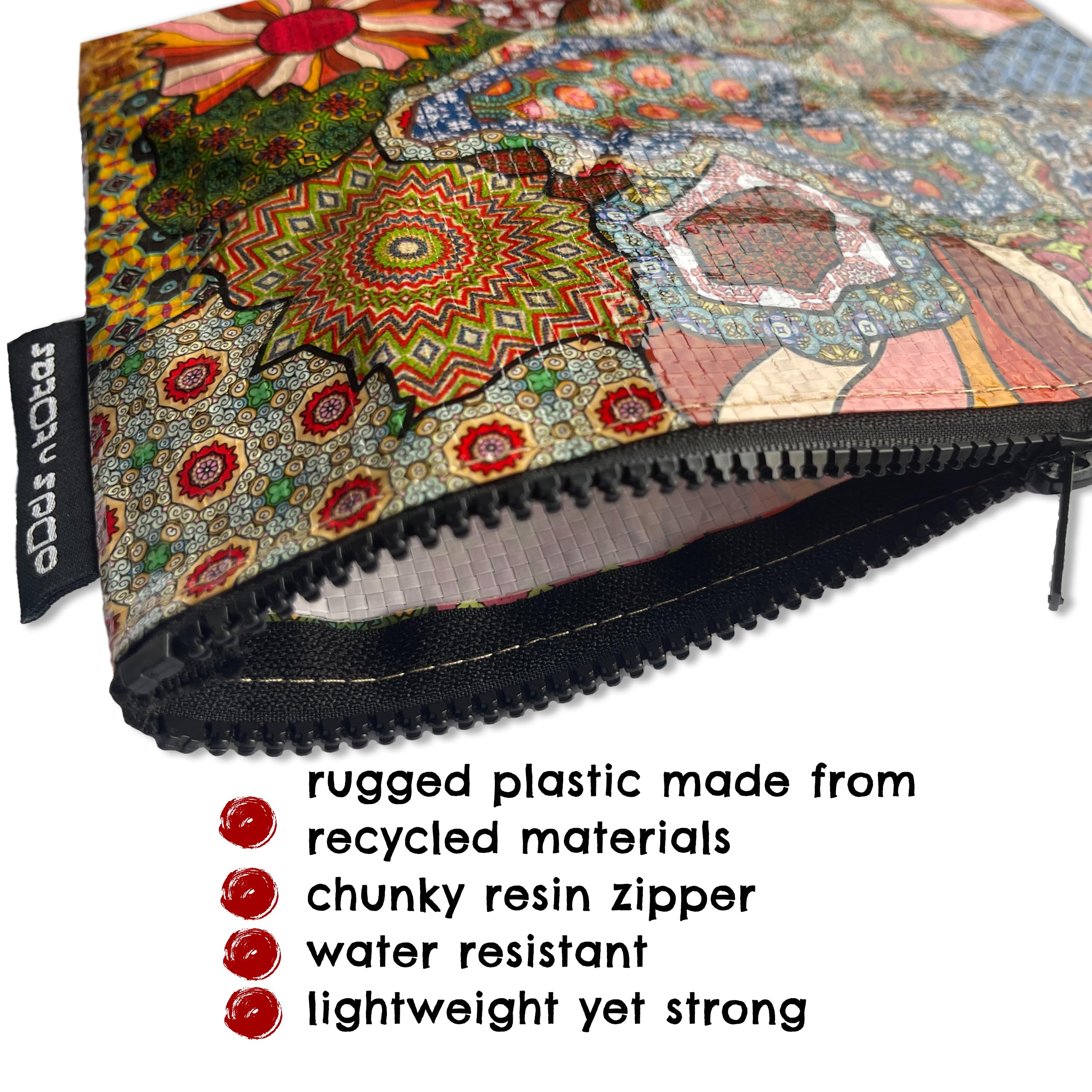 Waterproof Travel Zipper Pouch for Passport, Makeup & Essentials - Compact Organizer for Toiletries, Documents & Small Items - Perfect for Airplane, Vacation & Business Trips