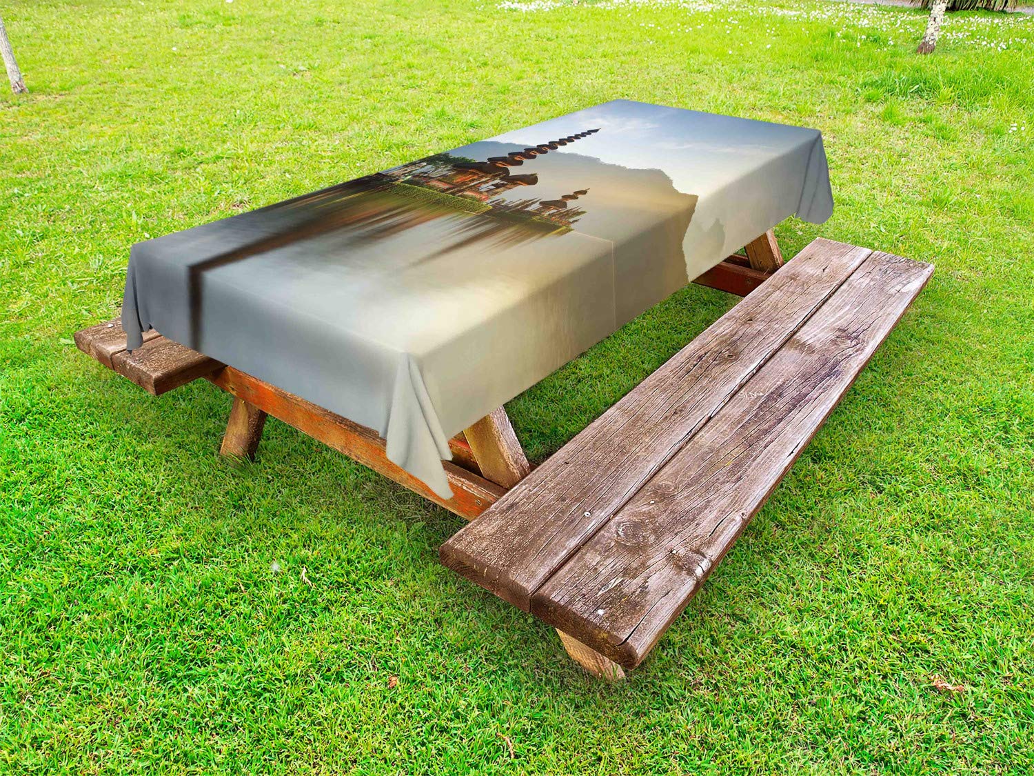 Ambesonne Waterproof Outdoor Tablecloth - 58