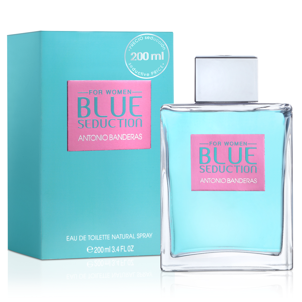 Antonio Banderas Blue Seduction Eau De Toilette Spray for Women - Fresh Floral Fragrance for Day & Night Wear, Date Nights & Special Occasions