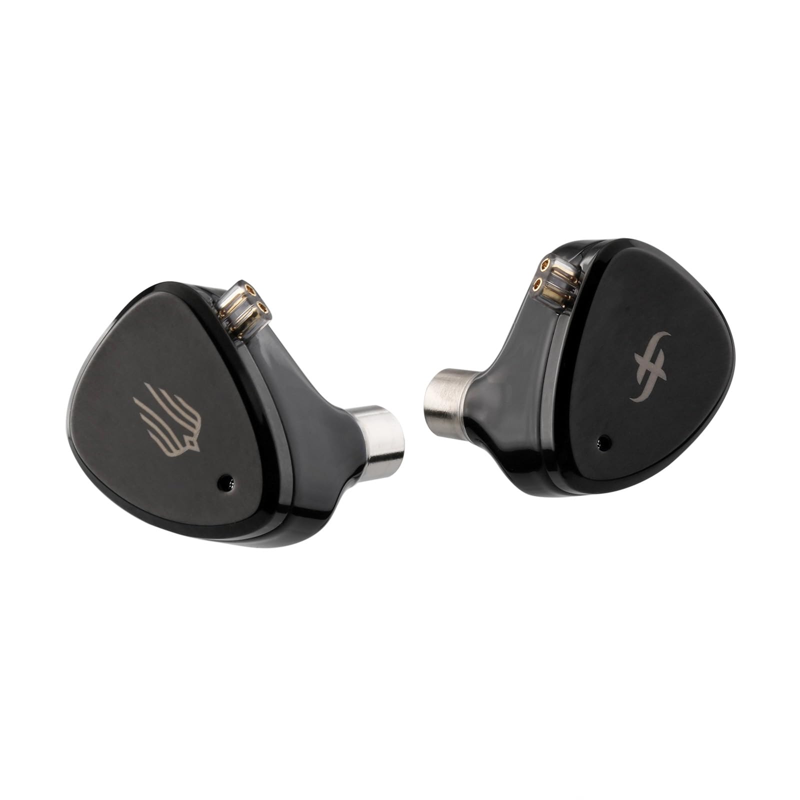 SIMGOT EM6L Hybrid Driver In-Ear Monitors (1DD + 4BA) with Kiwi Ears Flex Earbud Tips (3 Pairs, S/M/L Sizes) - HiFi Audiophile Earphones for Music, Gaming & Studio Monitoring