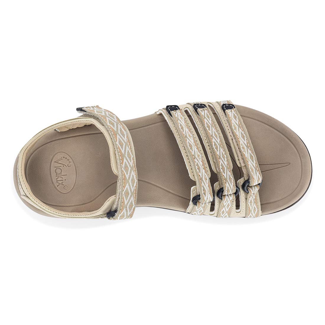 Viakix Women's Hiking Sandals - Comfortable & Stylish Athletic Sport Sandals for Walking, Outdoor Activities & Water Sports - Wide Width Available - Perfect for Trail Hiking, Beach Vacations and Summer Adventures