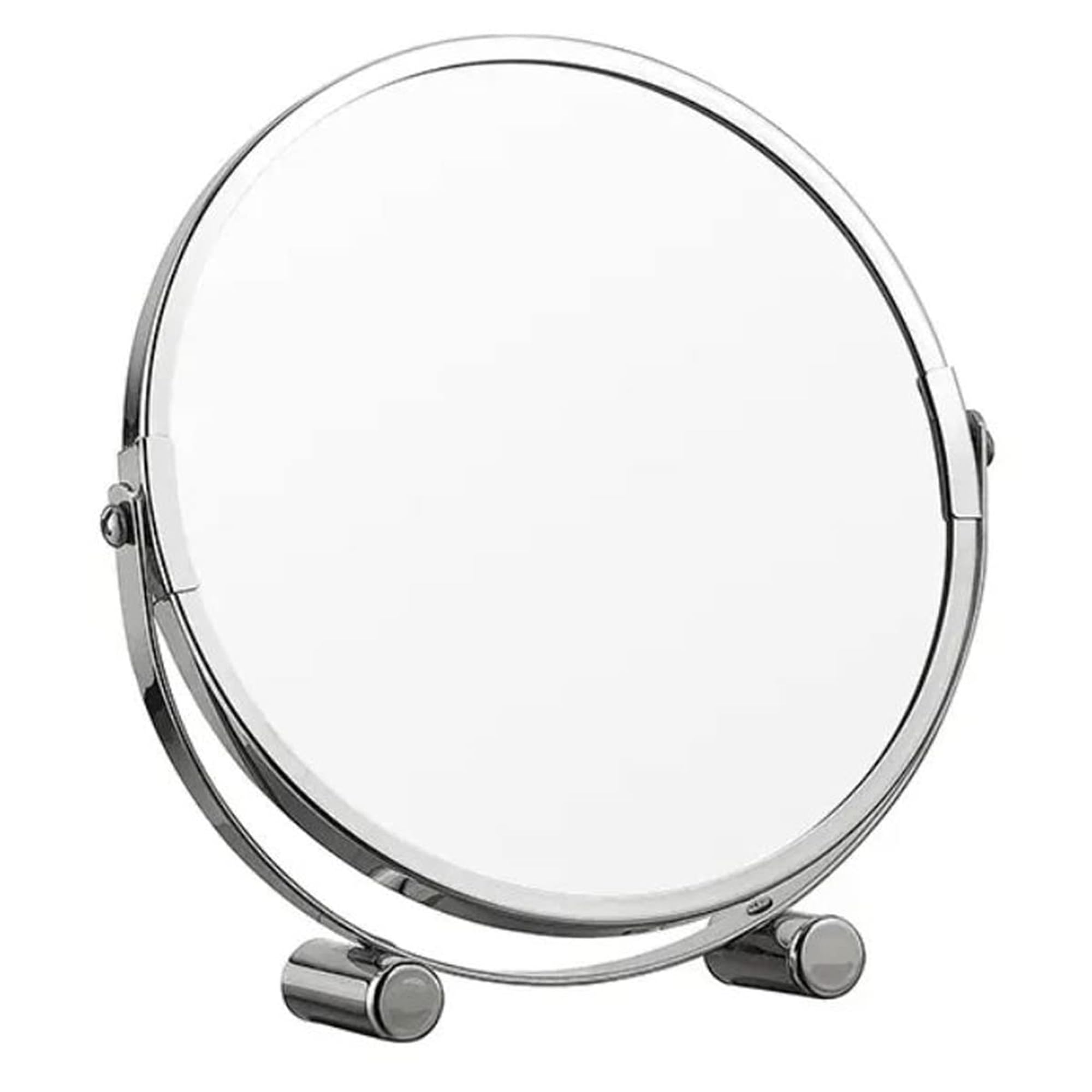 SIBY Double Sided Makeup Mirror with 1X & 5X Magnification - 360° Rotating Vanity Mirror with Stand for Makeup Application, Skincare & Eyebrow Grooming | Perfect for Bedroom, Bathroom & Dressing Table