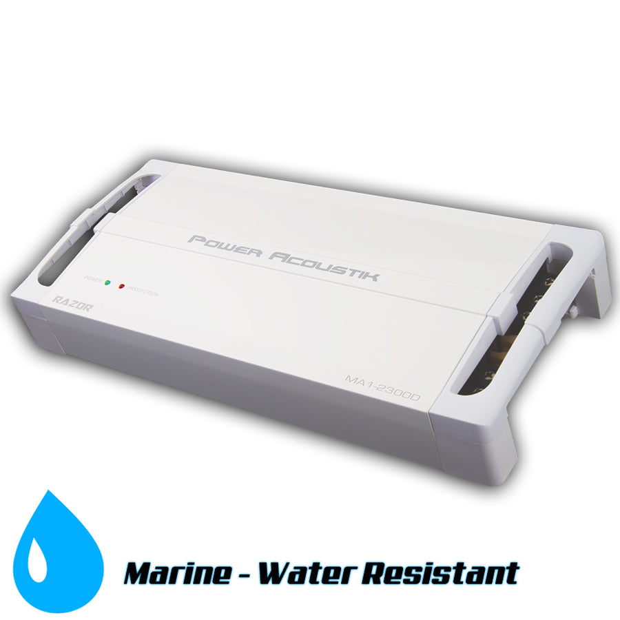 MA1 2300D | 2300W Class D Monoblock Marine Amplifier - High Power Audio for Boats, Yachts & Marine Vehicles - Perfect for Outdoor Water Adventures