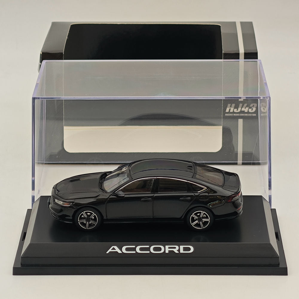 1/43 Honda Accord Crystal Black Pearl Diecast Model Car - Hobby Japan HJ431008BK - Perfect for Collectors, Display, and Gift Giving