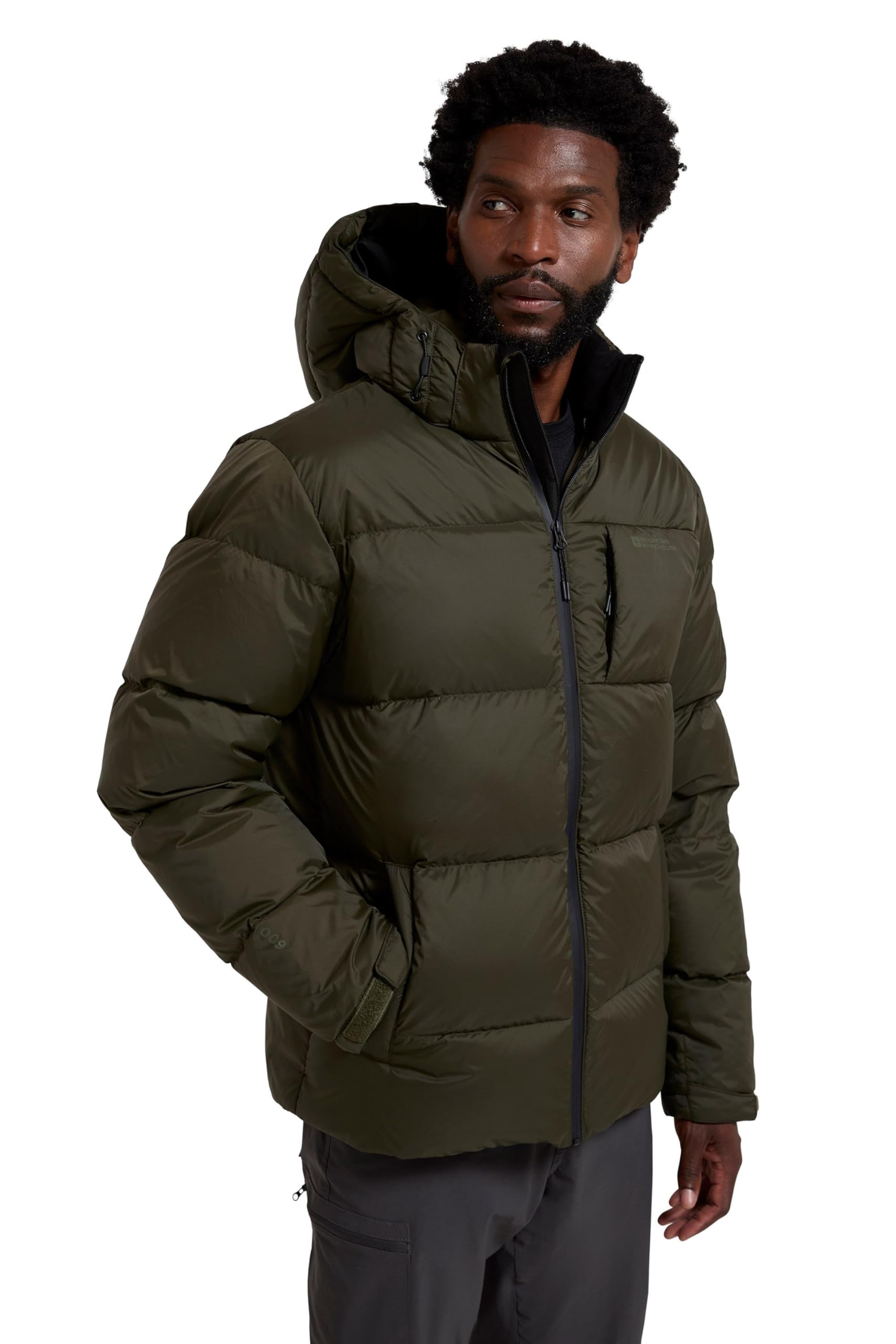 Mountain Warehouse Frost Men's Waterproof Padded Down Jacket - Lightweight Winter Coat for Hiking, Skiing & Outdoor Adventures