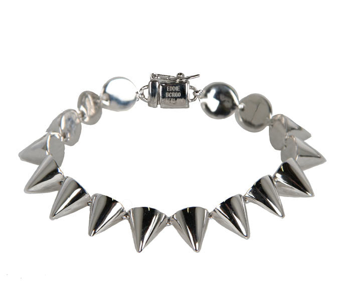 Sterling Silver Cone Charm Bracelet for Women - Elegant Minimalist Jewelry Gift for Birthday, Anniversary & Everyday Wear