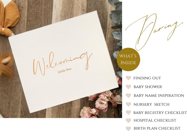 Pregnancy Memory Book for Expecting Moms - Keepsake Journal to Record Pregnancy Milestones & Baby's First Year | 160gsm Premium Paper | Sage Green | Perfect Baby Shower Gift & Pregnancy Diary