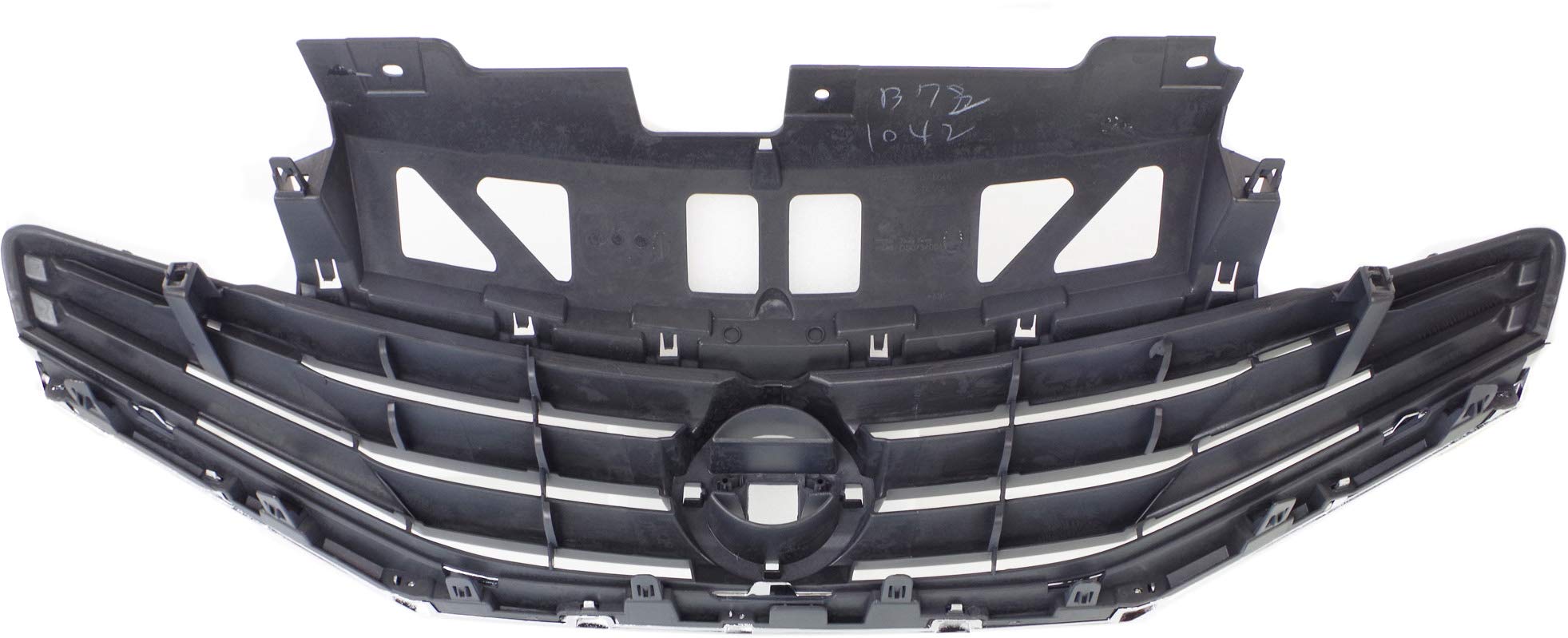 Evan-Fischer Front Grille Cover for 2014-2016 Nissan Versa Note - 2-Piece Set | Perfect Fit Replacement Part for Car Protection & Style Upgrade
