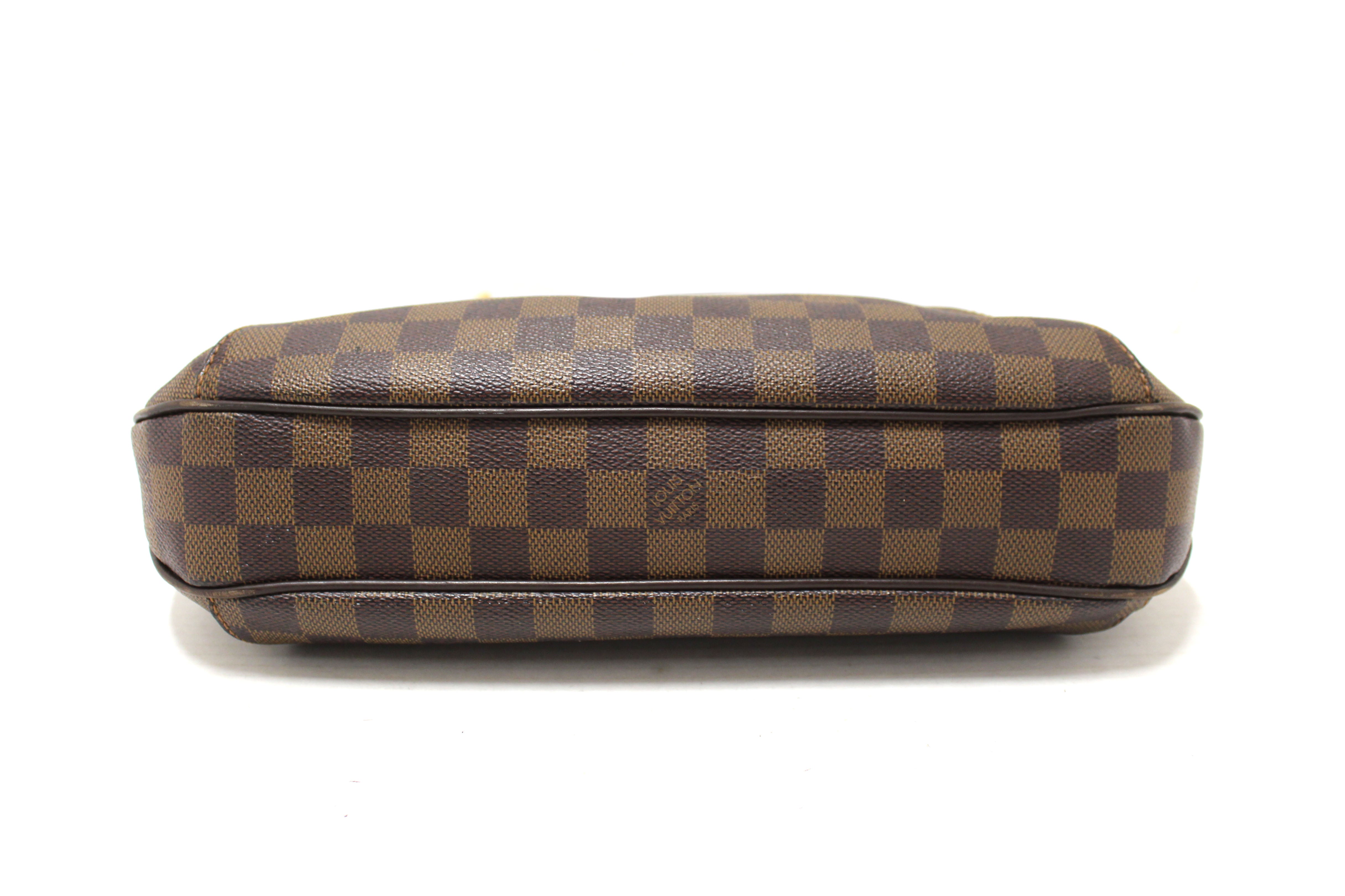 Authentic Louis Vuitton Damier Ebene Thames PM Shoulder Bag for Women - Luxury Designer Crossbody Purse for Work, Travel & Everyday Use