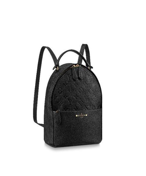 LV Sorbonne Backpack Monogram Empreinte Leather Noir - Luxury Designer Backpack for Women - Perfect for Work, Travel & Everyday Use