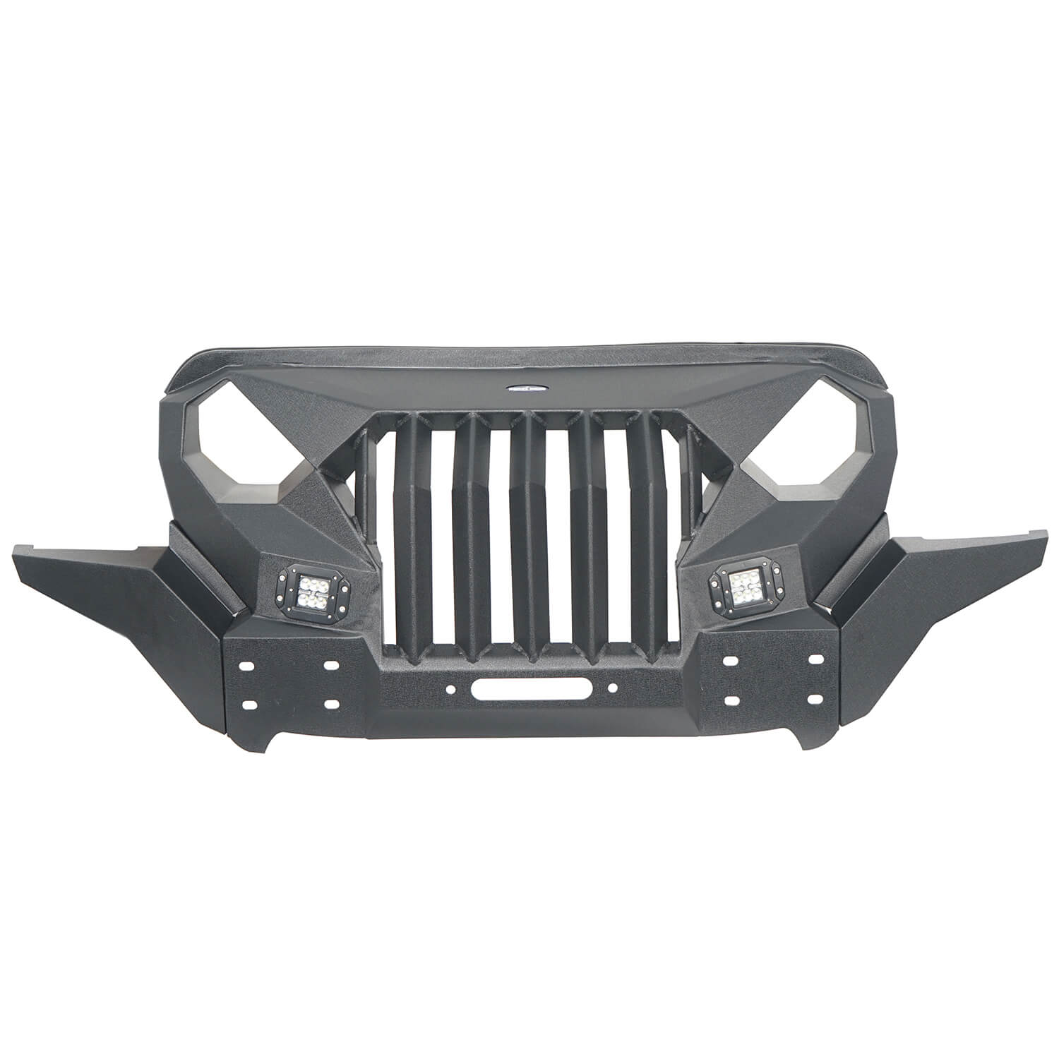 Mad Max Front Bumper Grill & Tube Side Steps for 2018-2024 Jeep Wrangler JL 4 Door - Heavy Duty Off-Road Protection for Adventure & Rock Crawling