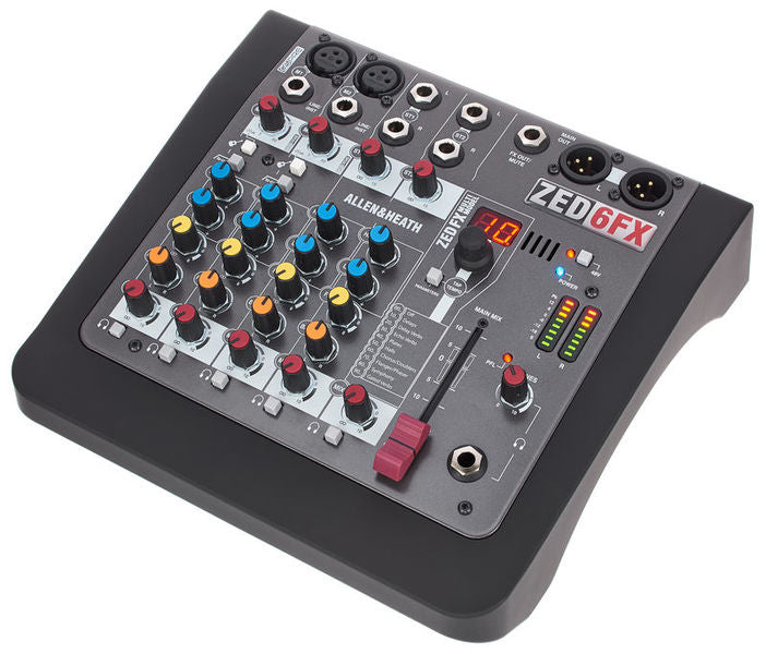 Zed 6 Fx - High Performance Audio Mixer for DJs & Music Producers | Professional Sound Mixing for Live Performances & Studio Recording