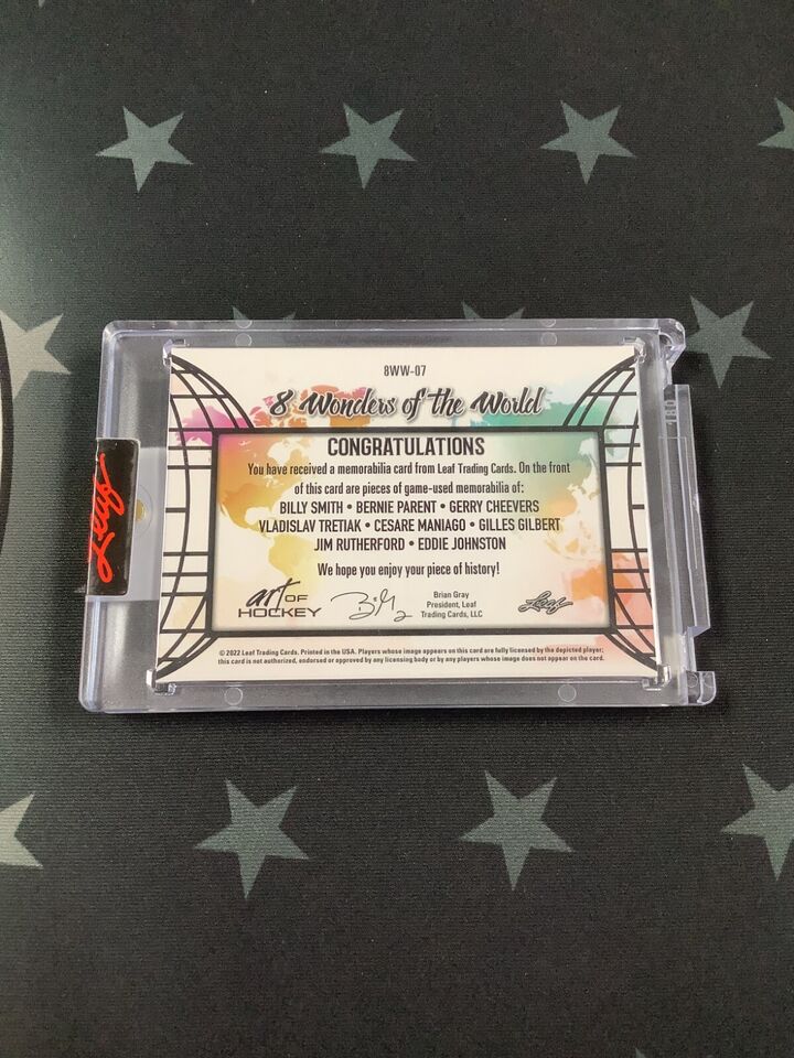 2022 LEAF Art of Hockey 8 Wonders of the World #8WW 07/35 - Limited Edition Hockey Trading Card for Collectors & Fans - Perfect for Sports Memorabilia Displays & Gift Giving