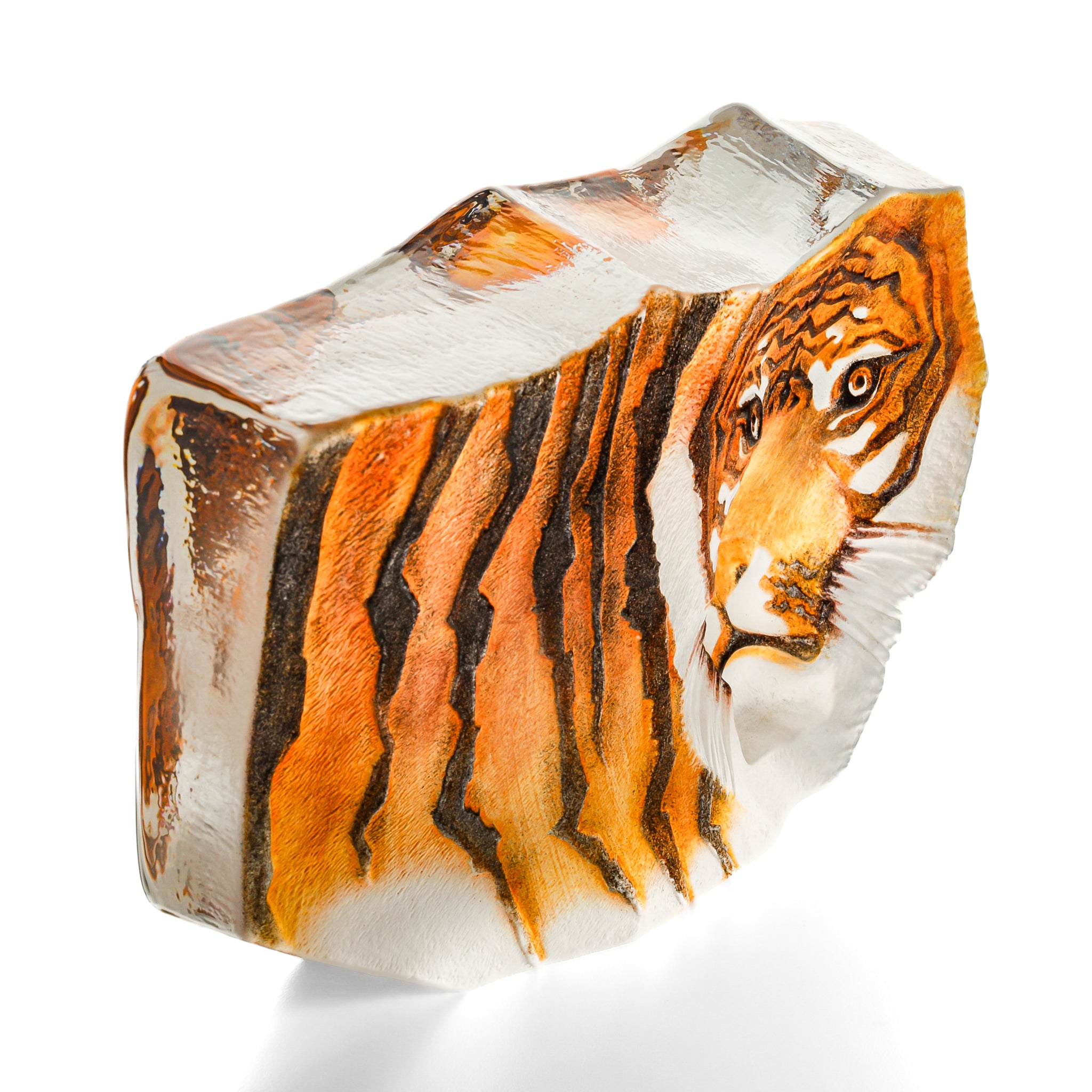 MALERAS MATS JONASSON Tiger Wall Plaque - Handmade Swedish Wooden Decor for Home & Office - Perfect for Living Room, Bedroom, or Gift Giving