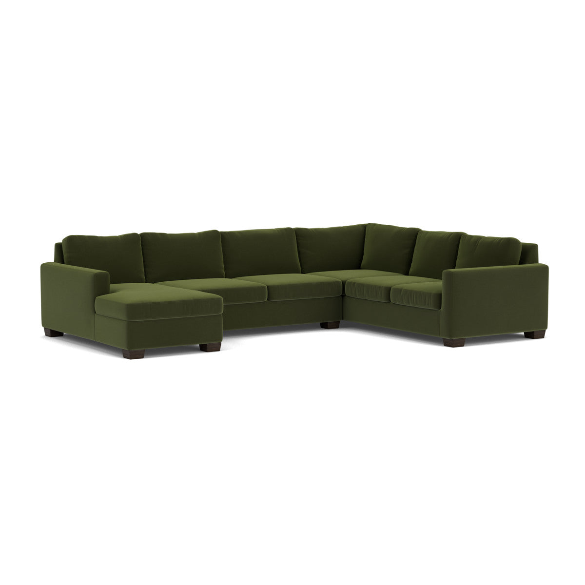 Track 141 Corner Sectional Sofa with Full Sleeper & Left Chaise - Modern L-Shaped Couch for Small Spaces, Living Room, Apartment & Home Theater Comfort