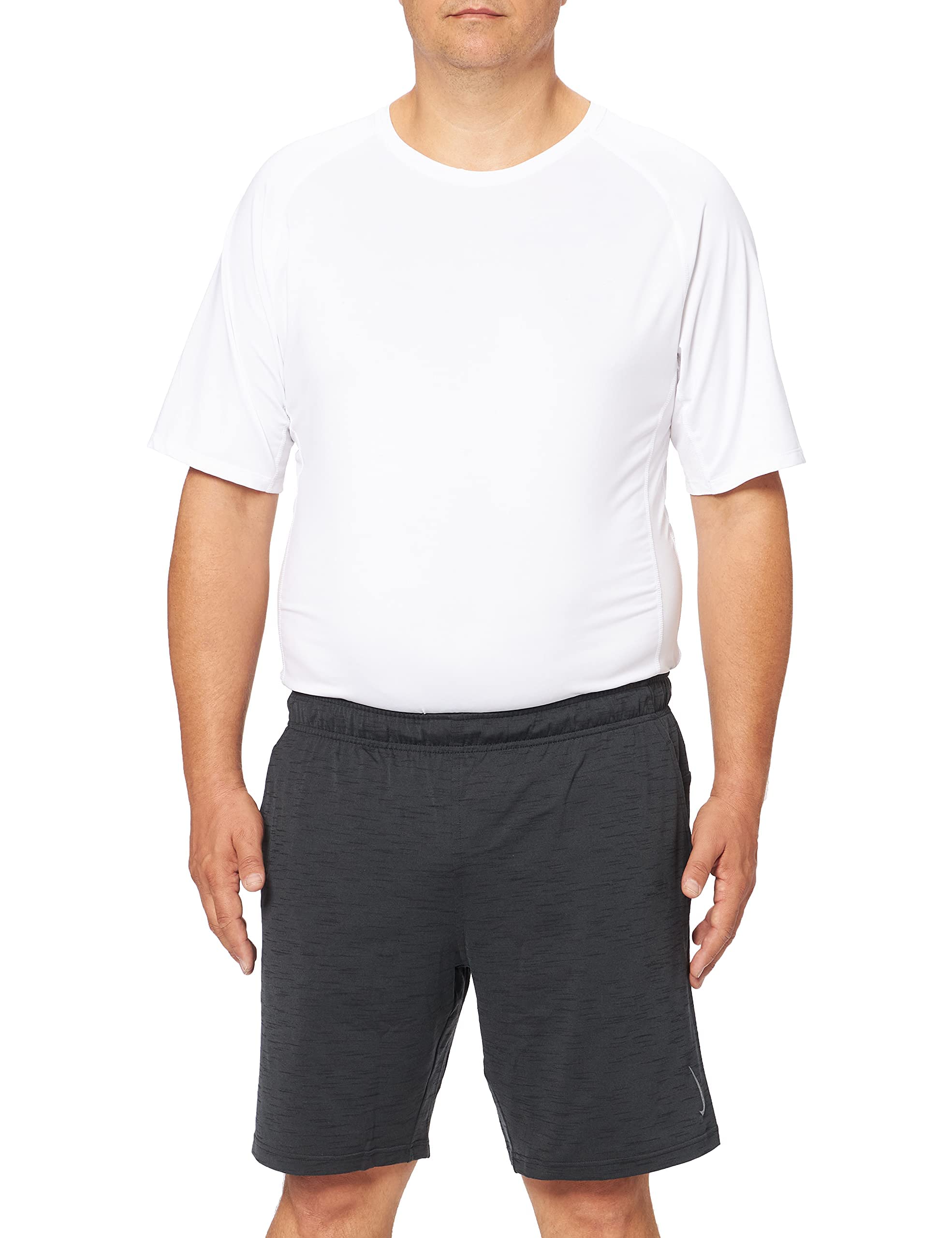 Nike Men's Dri-FIT Yoga Shorts - Breathable Quick-Dry Workout Shorts for Men, Black - Perfect for Yoga, Gym, Running & Lounge Wear