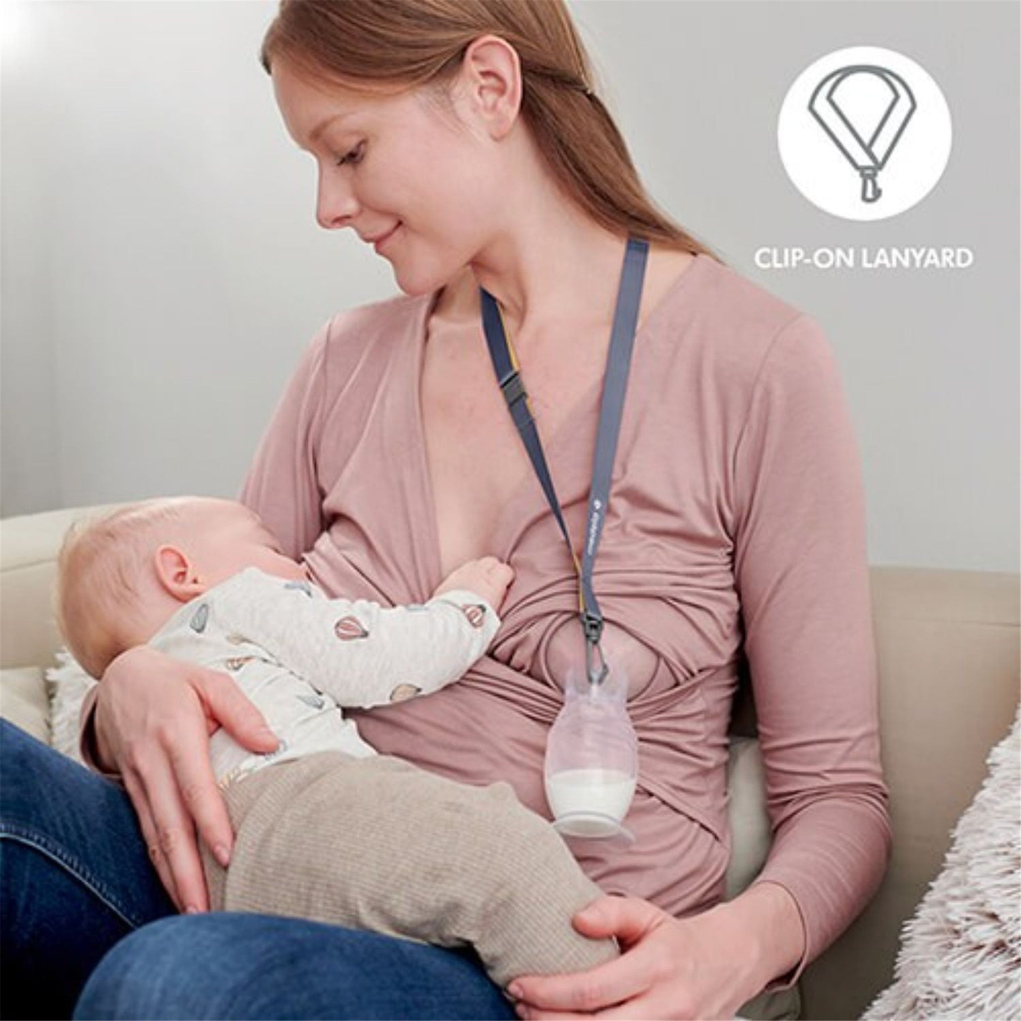 Medela Silicone Breast Milk Collector - Hands-Free Breast Pump Saver for Nursing Moms - Perfect for Leakage Prevention & Milk Storage at Home or On-the-Go