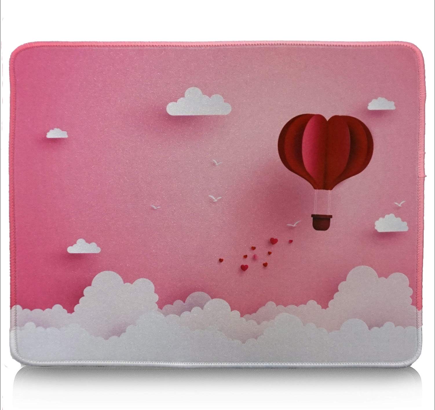 Large 12x10 Inches Love Red Balloon Mouse Pad - Cute Gaming & Office Desk Mat with Design, Perfect Gift for Gamers & Professionals | Ideal for PC, Laptop, Home & Workstation Use