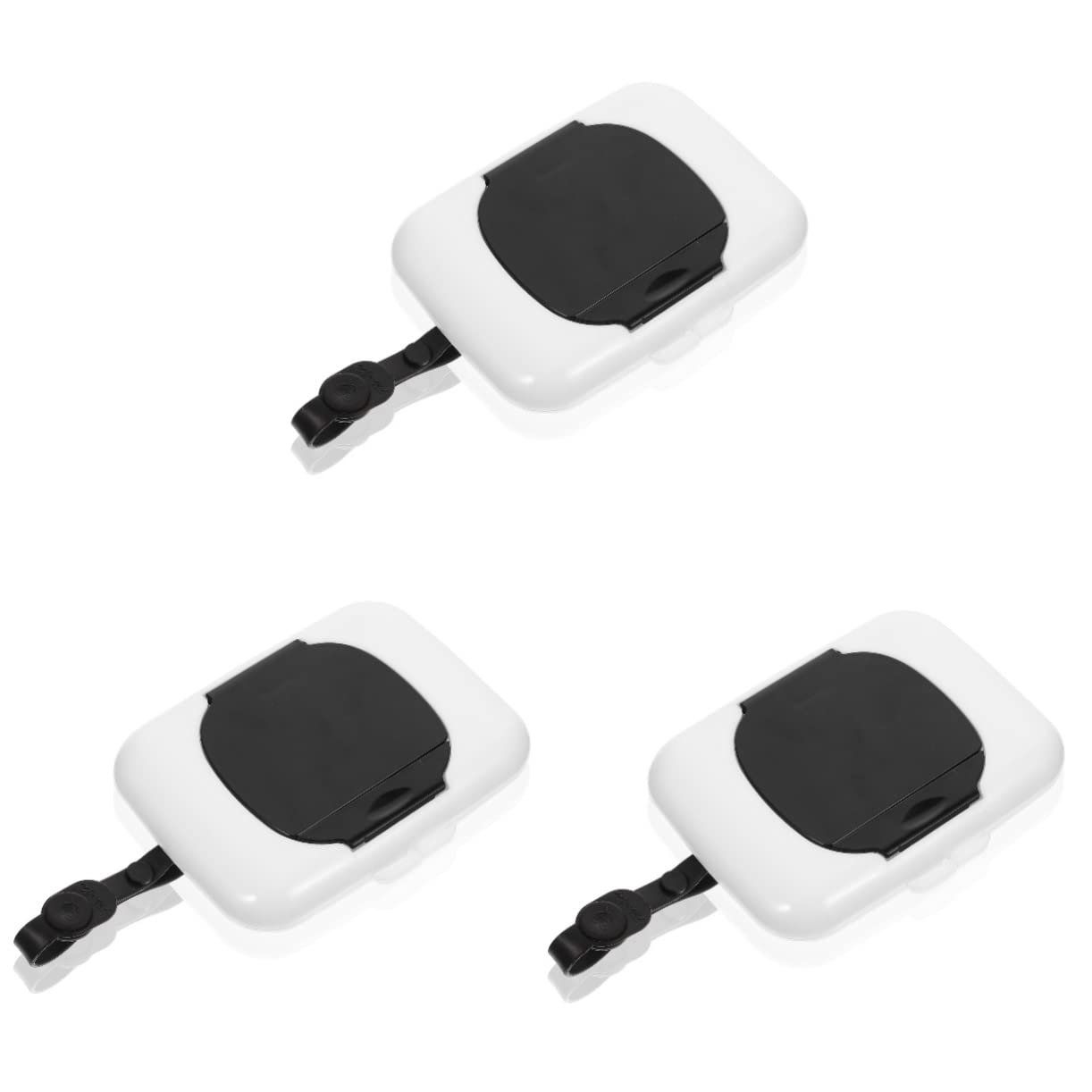 3-Pack Travel Wipe Dispenser - Portable Diaper Wipes Case for Baby Care, Car Cleaning & On-the-Go Hygiene (3pc Set) | Perfect for Diaper Bags, Vehicles & Outdoor Activities
