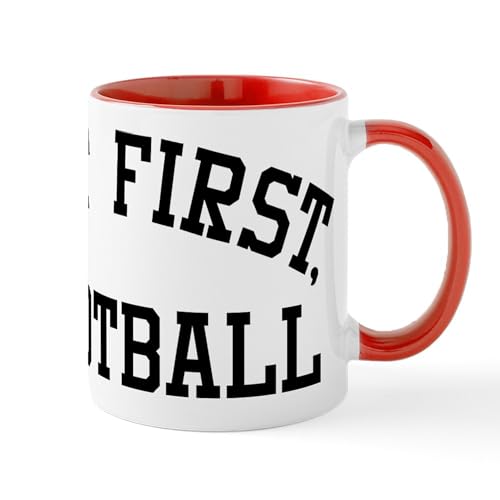 White/Red Inside - But First Football