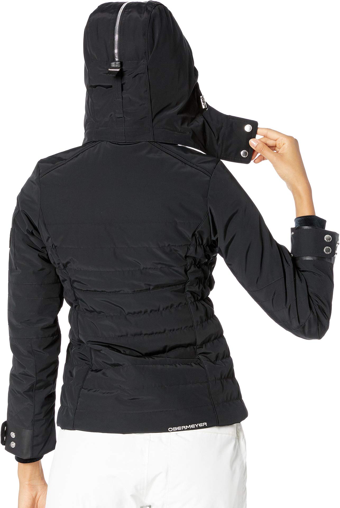 Obermeyer Women's Hadley Jacket - Waterproof Winter Coat for Skiing & Snowboarding (Black, Size 6) | Warm Insulated Outerwear for Cold Weather Activities