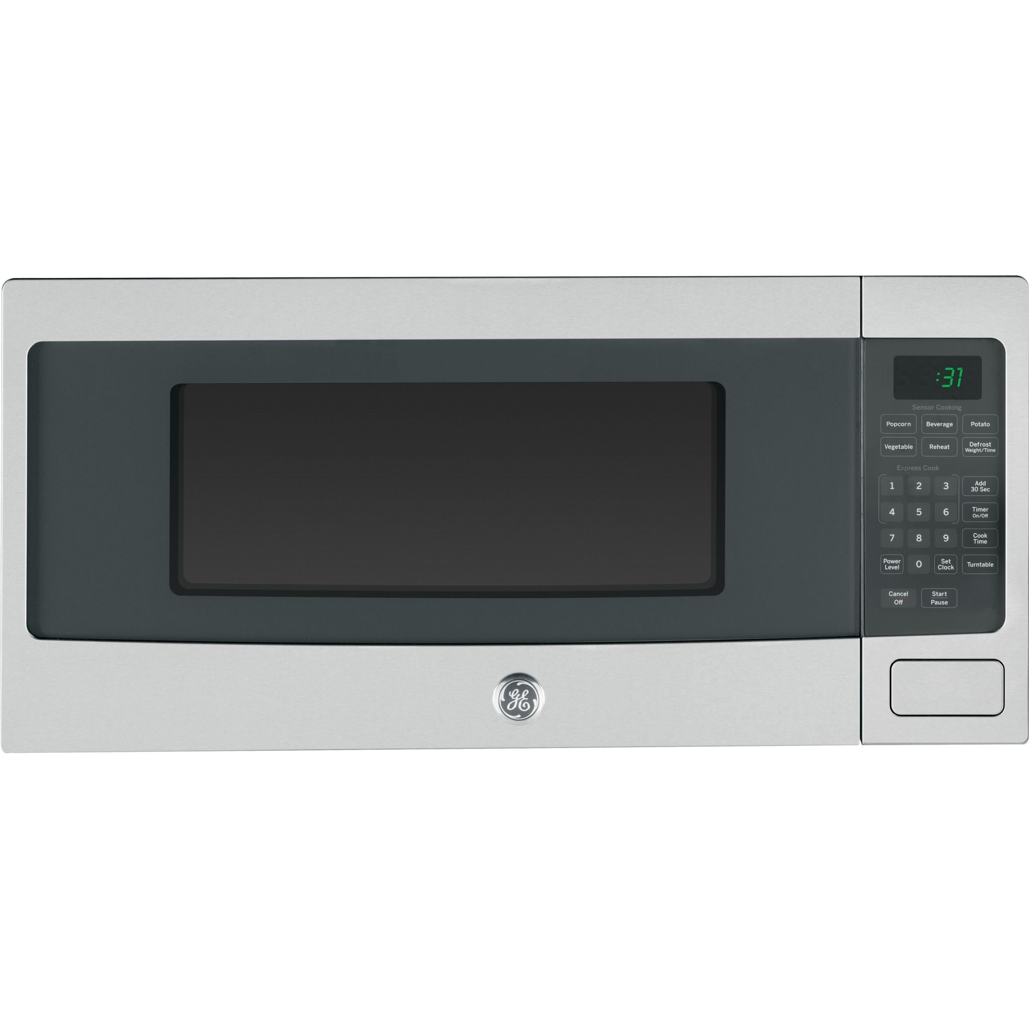 GE Profile PEM10SFC Stainless Steel Built-In Microwave Oven - Perfect for Modern Kitchens & Small Spaces