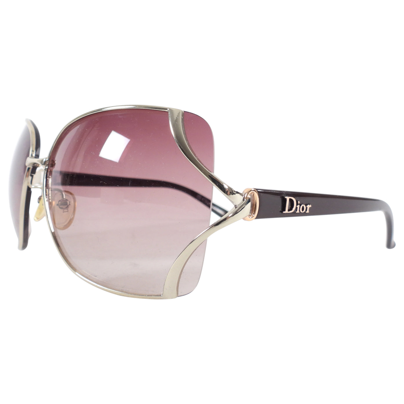 Dior BellaDior Rose Tint Oversized Sunglasses SAPS2 - Luxury Designer Shades for Women, UV Protection, Fashionable Oversized Frame - Perfect for Beach, Driving & Summer Outfits