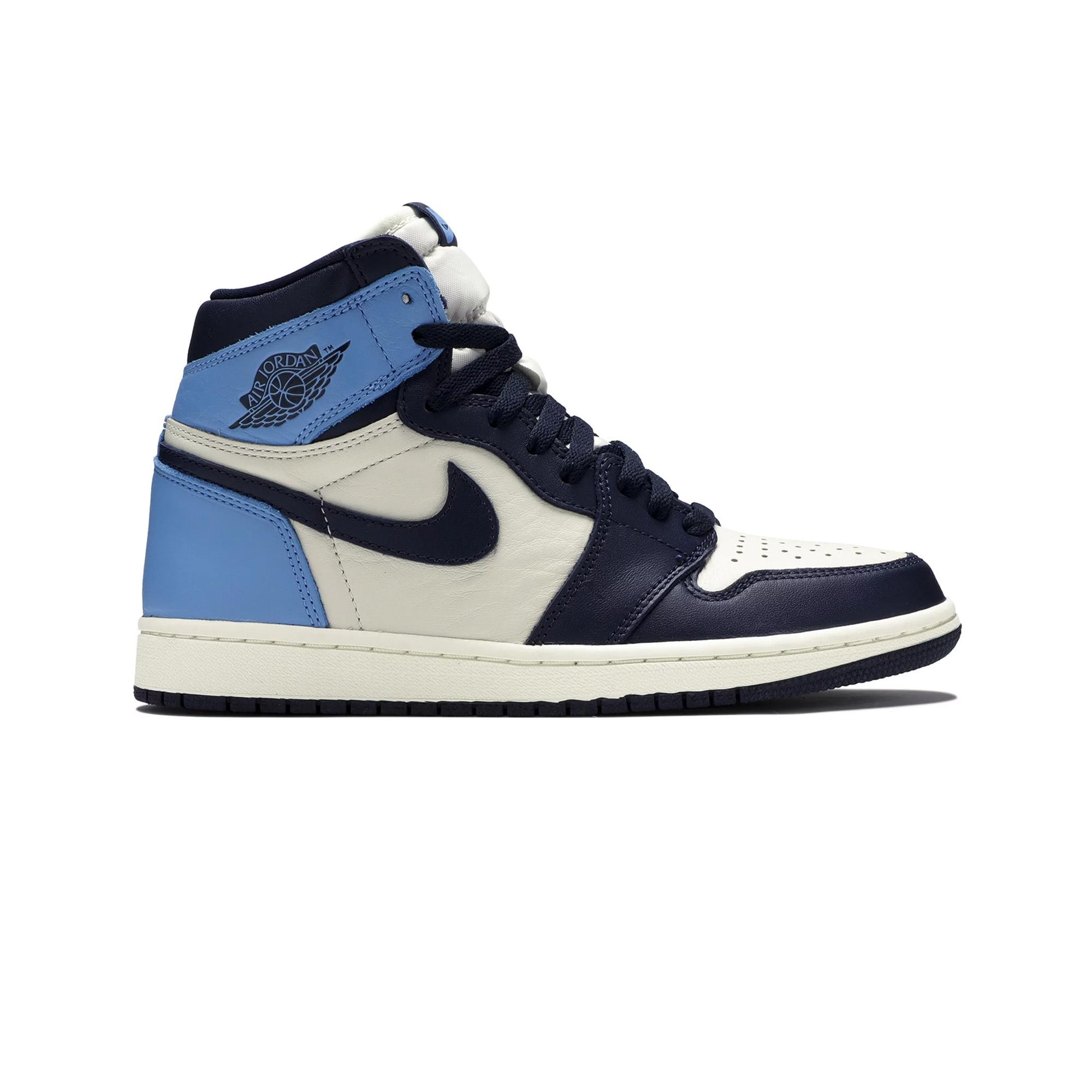 Air Jordan 1 Retro High OG 'Obsidian' Sneakers (2019 Release) - Men's Basketball Shoes for Streetwear & Casual Style