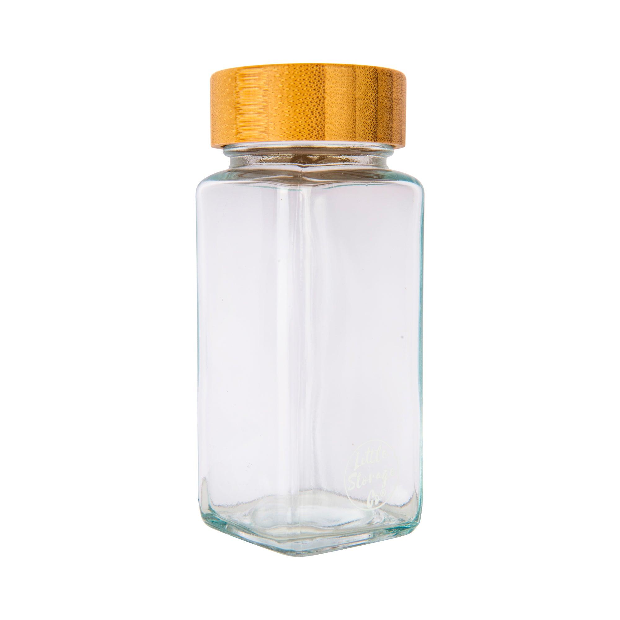 Premium Bamboo Spice Shaker Jars - 125ml (4.2oz) for Kitchen, Cooking & Baking - Eco-Friendly Spice Storage with Tight Seal for Freshness - Perfect for Salt, Pepper, Herbs & Seasonings