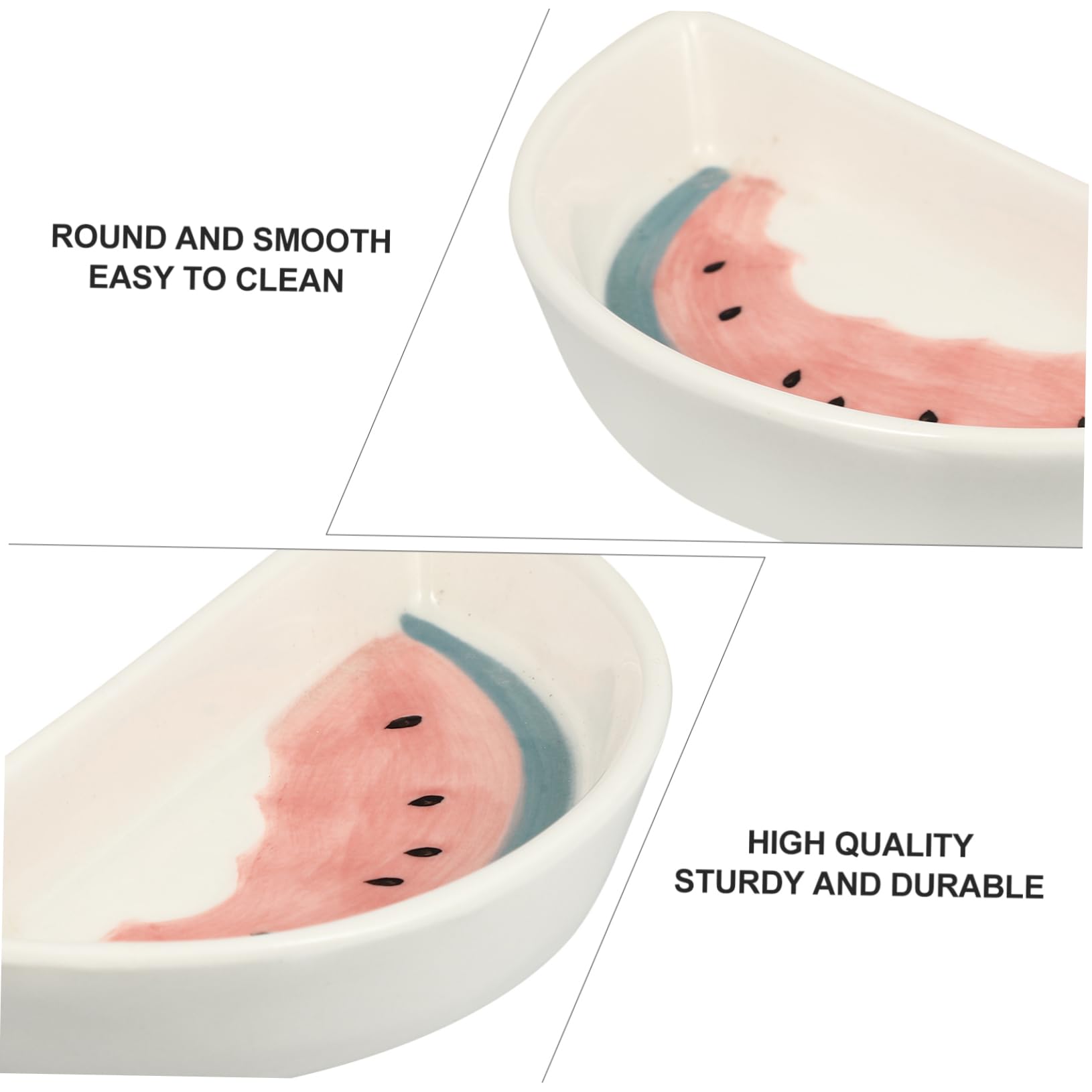DOITOOL 3pcs Ceramic Hamster Bowl - Durable Pet Food and Water Dishes for Small Animals, Perfect for Hamsters, Gerbils, Mice in Cages or Playpens