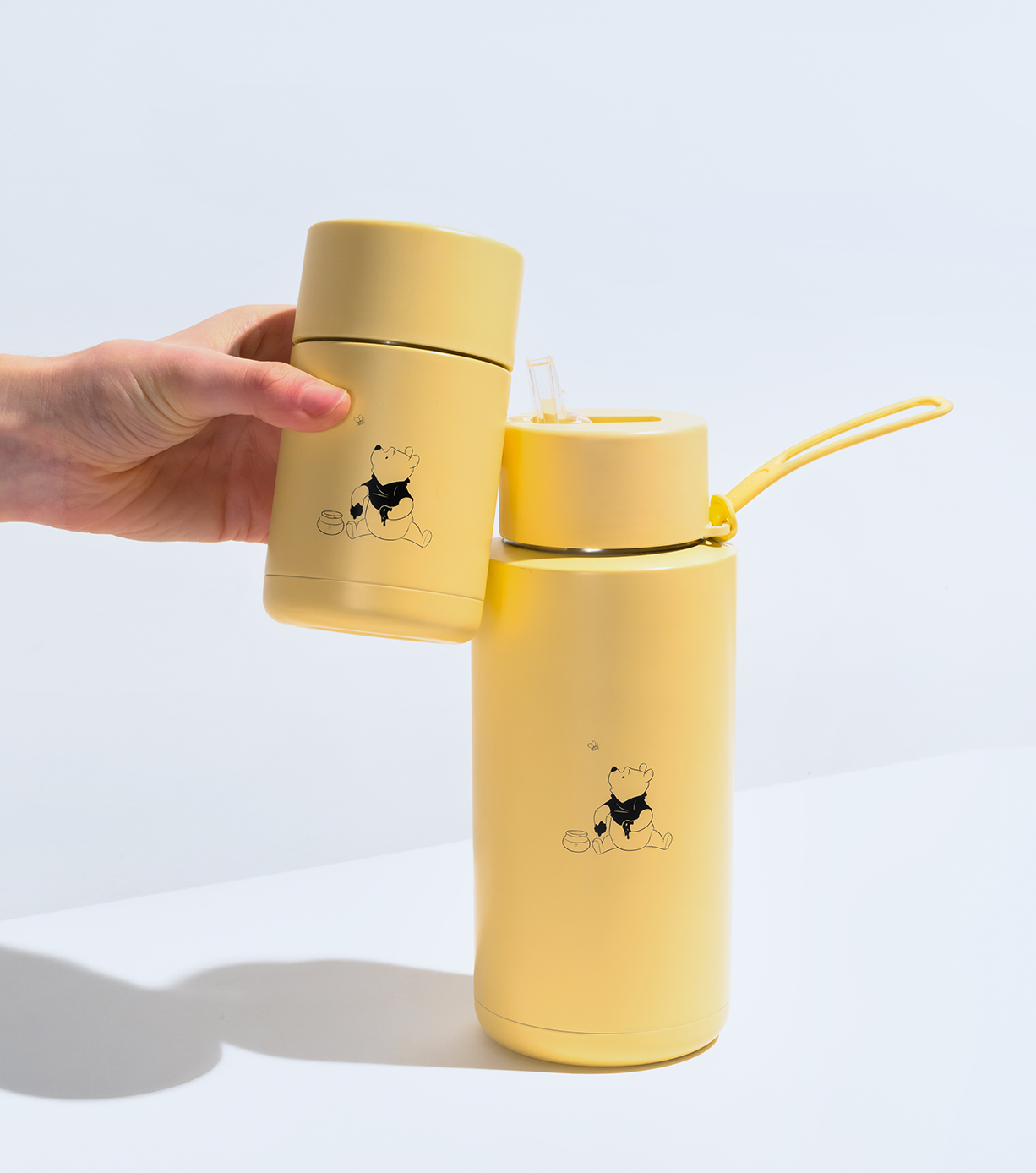 Disney Mickey Mouse Ceramic Reusable Water Bottle 34oz (1000ml) - Insulated Travel Mug for Hot & Cold Drinks, Perfect for Office, Gym, Hiking and Outdoor Activities